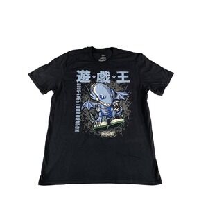 Yu-Gi-Oh Shirt Mens Large Black Blue Eyes Toon Dragon Anime Cartoon Tee Funko